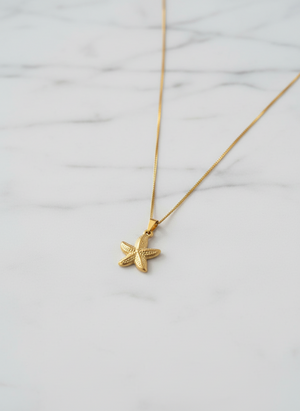 Starfish Pendant Necklace – Anti-Tarnish, Non-Fading Jewellery