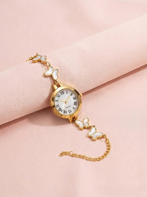 Butterfly Link Watch Bracelet – Women’s Jewellery – Anti-Tarnish, Non-Fading
