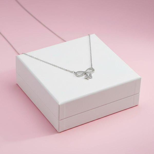 Infinity Butterfly Pendant Necklace – Anti-Tarnish, Non-Fading Jewellery